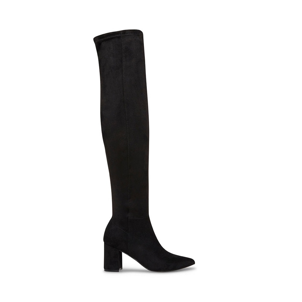 Black Steve Madden Thigh High Boots. Size 10.